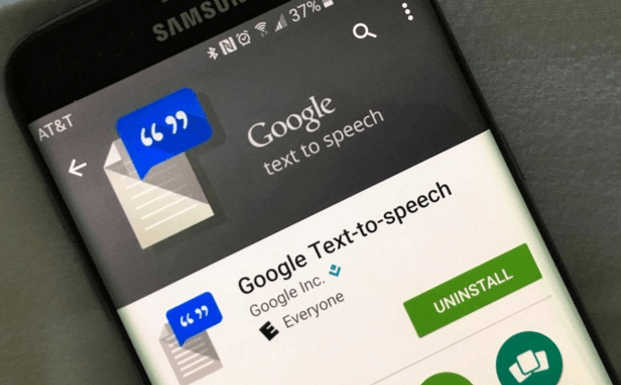 activar texto voz google